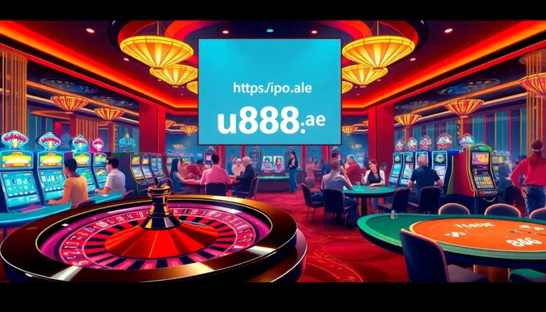Players enjoy the thrill of gambling at a casino featuring games like poker and blackjack while exploring bonuses at https://u888.ae/.