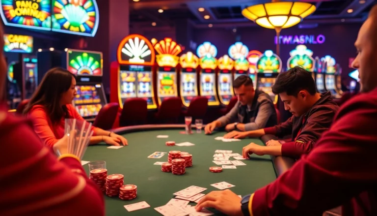 Experience the thrill at https://ibet.gold/ with intense poker gameplay and vibrant casino ambiance.