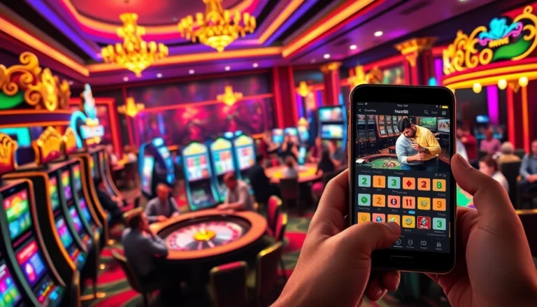 Experience the excitement of new88.webcam with players winning at casino games, showcasing vibrant slot machines and roulette.