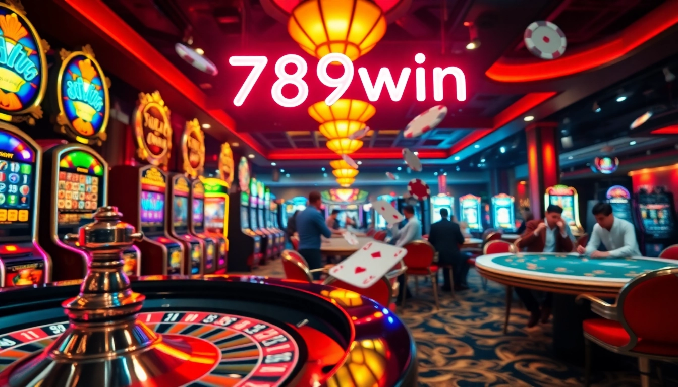 Experience the thrill of winning at 789win trang chủ chính thức with vibrant casino action featuring roulette and slot machines.